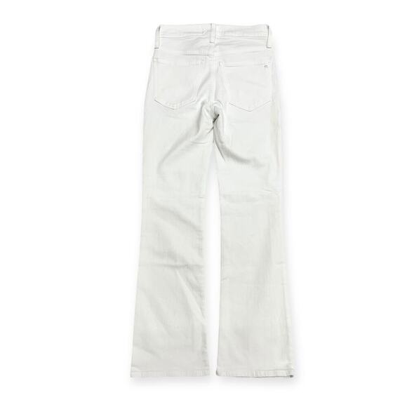 Madewell Mid Rise Kick Out Crop Jeans Pure White NI961 size 24 NWT - Picture 5 of 8